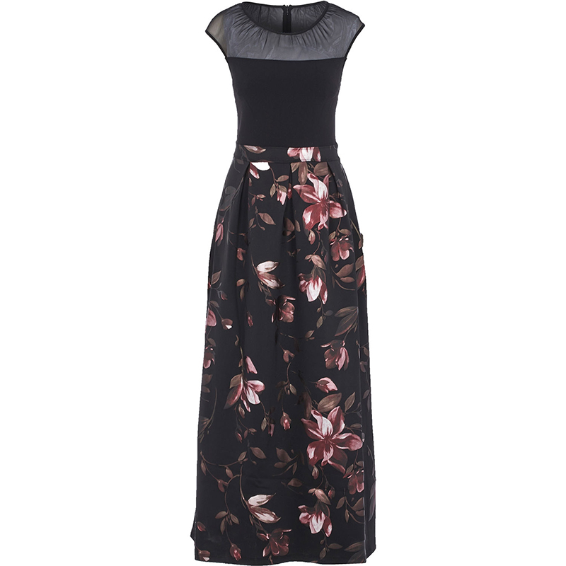 ENFOCUS STUDIO Black Floral Maxi Dress ...