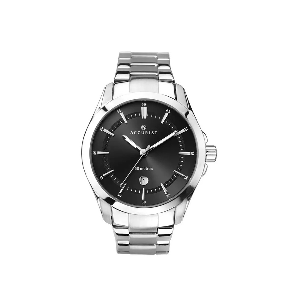 Accurist - Silver Analogue Bracelet Watch - The Brand Store